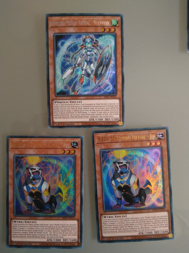 Set 9 Cartas Yugi-oh! Virtual World (mundo Virtual)