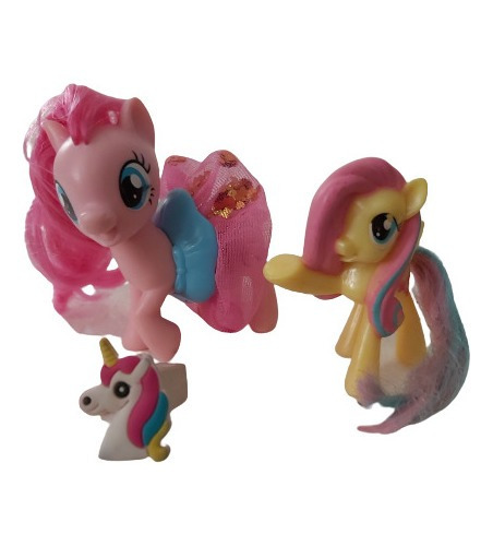 My Little Pony Pinkie Pie Gira Falda Fluttershy Mcd Y Anillo (Usado)
