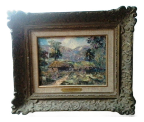 Pintura Al Óleo Paisaje Impresionista Romualdo Costa (Usado)