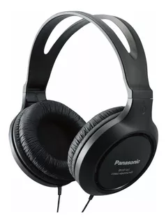 Auriculares Panasonic Rp-ht161-k Full-sized Over-the-ear Liviano Long-corded (negro)