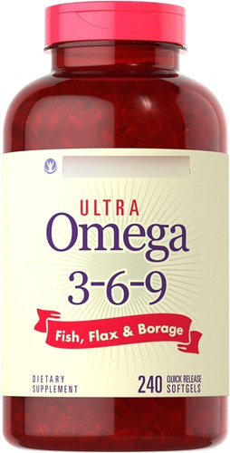 Multi Omega 3-6-9 Pescado, Lino Y Borraja, 240 Cápsulas 