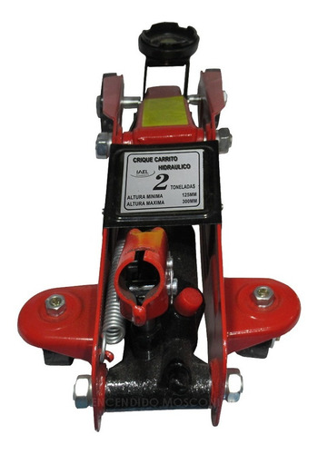 Imagen 6 de 10 de Crique Carrito Hidraulico 2 T + Llave Cruz