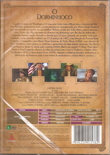 Dvd O Dorminhoco: Teatro Dos Contos De Fada - Shelley Duvall