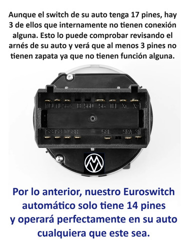 Euroswitch Sensor Luces Automáticas Jetta Variant Wagon Mk4