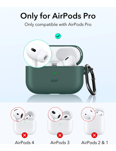 Funda Esr Para AirPods Pro De Segunda Generación Con Cable U