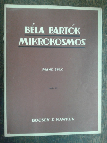 Imagen 1 de 4 de Bela Bartok * Mikrokosmos * Vol 6 * Piano *