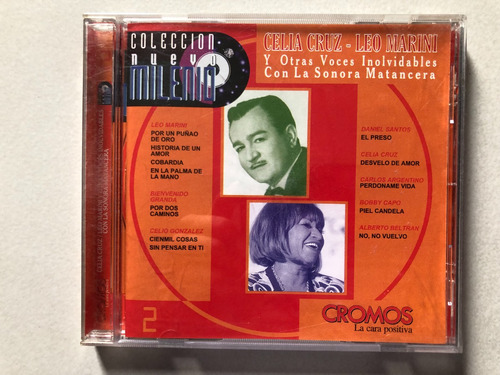 Cd Celia Cruz Y Leo Marini - Cromos Coleccion Nuevo Milenio