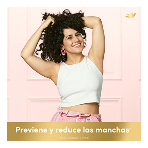 Desodorante Dove Tono Uniforme Rosas Antitranspirante En