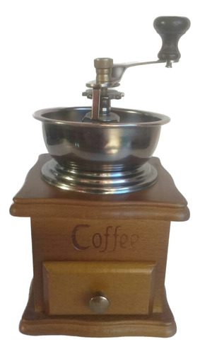 Molinillo De Café Manual De Madera Y Metal Ajustable.///////