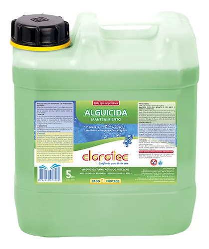 Alguicida Mantenimiento Piscinas Pileta Clorotec 5l