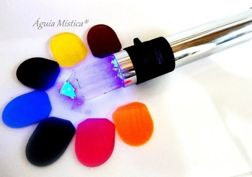 Bastão Atlante Cromoterapia Cristal Vogel Legítimo