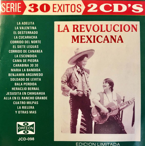 Cd La Revolucion Mexicana 2cds Jorge Negrete Dueto Azteca