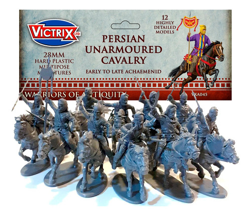 Caixa 12 Miniatura Unarmoured Cavalry Victrix Persian