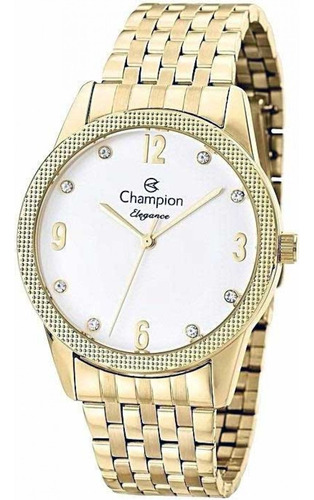 Relógio Champion Feminino Quartz - Branco/dourado 39mm