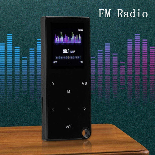 Reproductor Mp4 Mp3 8gb Bluetooh, Alarma, Fm Radio