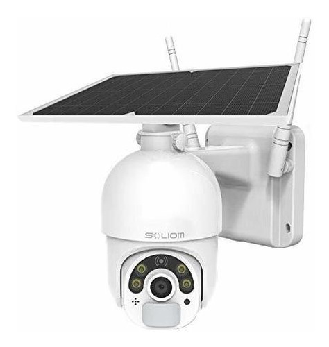 S800 Camara Seguridad Acampar Panel Solar Pan Tilt 2.4g