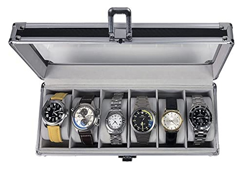 Vaultz Caja De Reloj Con Bloqueo, Pequena (vz03977), Transpa