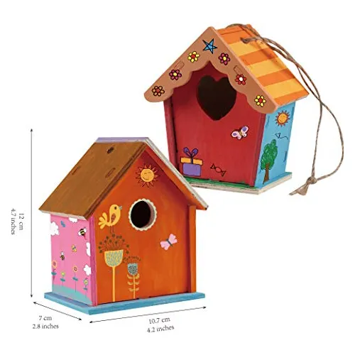 Kit De Casas Pájaros Diy Niños, Construye Tu Propia C...