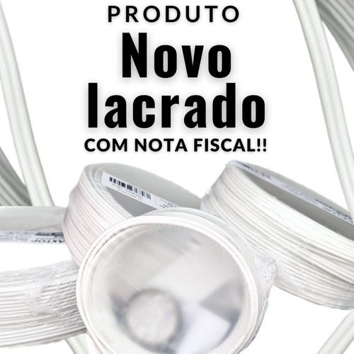 Fio Cabo Cordão Paralelo 2x 2,5mm Rolo 50 Metros