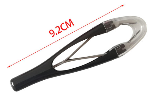 5 Pinzas Para Cejas Inclinadas Clip De Eliminación De Negro