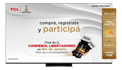 Smart Tv Qled 55 4k Tcl Mini Led L55c835-f