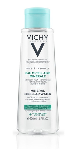 Agua Micelar Vichy Purete Thermal Pieles Oleosas 200 Ml