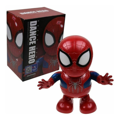 Figura Robot Iron Man Bailarin Lampara Spiderman Capitan 