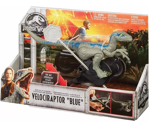 Jurassic World Velociraptor Blue Jurassic Park Mattel