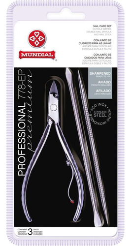 Alicate Higiene Pessoal P/cuticula C/esp+palito Inox