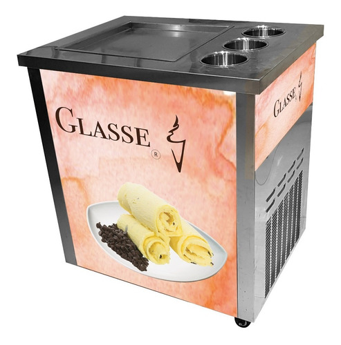 Máquina De Helado Frito Piccola Piso 36cm 3 Insertos