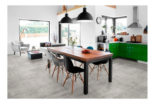 Imagen 1 de 9 de Porcelanatos De Psio Y Pared Cerro Negro Concreto Simil Cemento 40x160 1ra