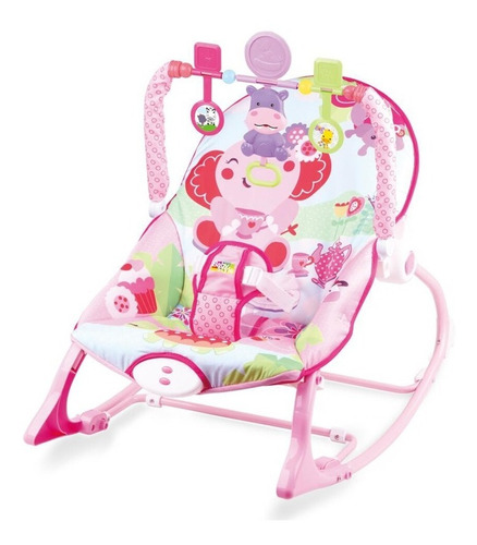 Cadeira Cadeirinha Descanso Elefante Rosa Baby Style