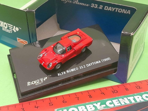 Busch Germany 1:87 Alfa Romeo 33.2 Daytona 1968 Sin Rodar