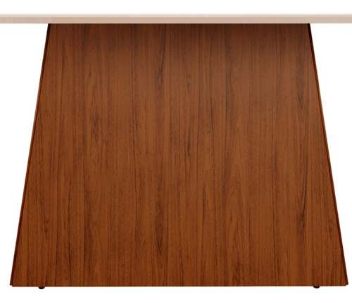 Comedor Dulce Talia 8s Vekka Color Cafe/beige Diseño De La Tela De Las Sillas Liso