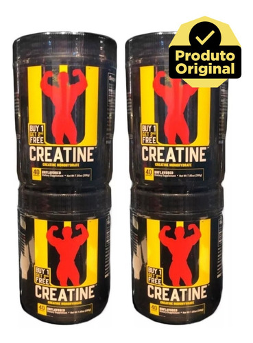 Combo Creatina Universal 4un Original Lacrado - Importado