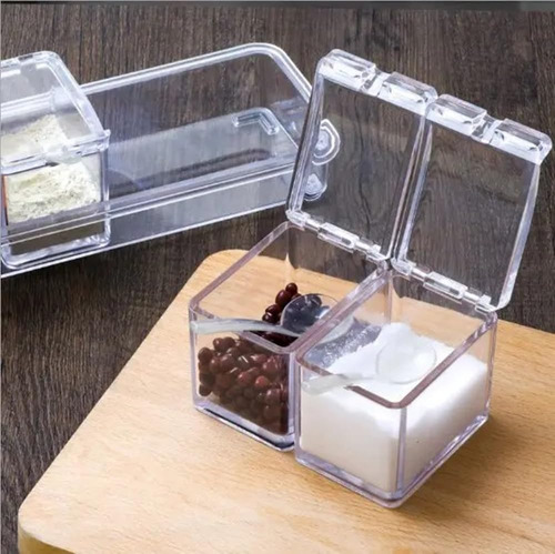 Organizador De Condimentos Transparente, Caja De Especias De