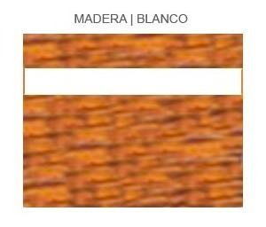 Plástico Bicapa Laserable Econoply Madera / Blanco 60x40cm
