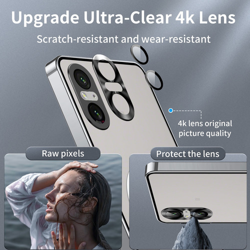 Para Sony Xperia 5 V Bisel Metálico + Funda Protectora Mate