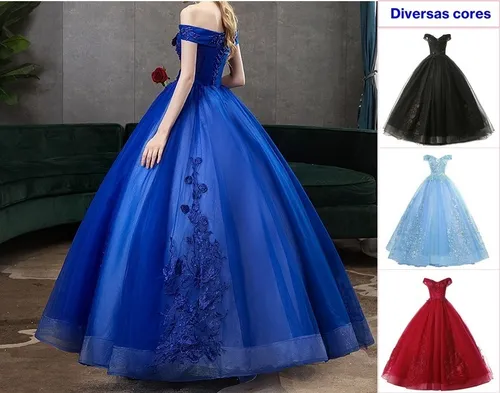 Vestido 15 Anos Cor Debutante Princesa Lindo e20b Parcelamento