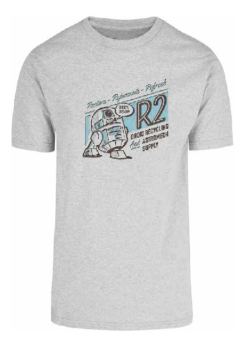 Remera:  Star Wars - R2 Droid Disney Oficial