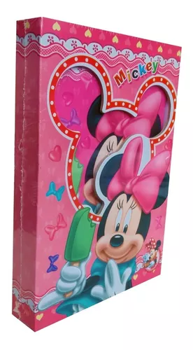 Minnie Mouse Diario Niña Con Candado + Llave Juguetería