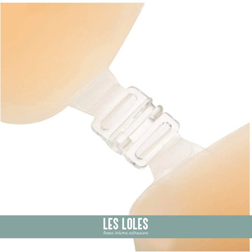 Imagen 6 de 9 de Corpiño Adhesivo Mariposa Con Clip + Pezoneras By Les Loles