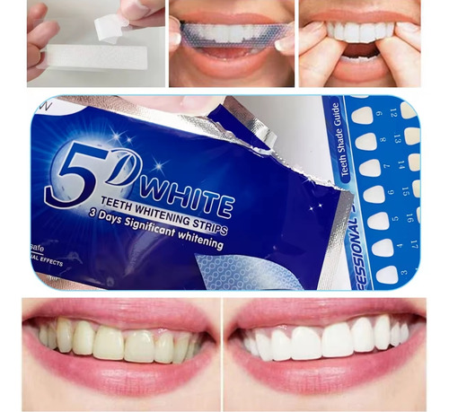 Tiras Blanqueadoras Dentales 28unidades 5d Eeuu Simi Oral B