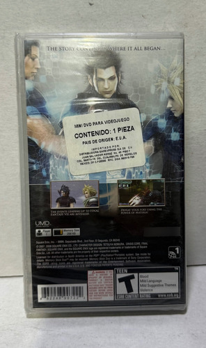 Final Fantasy Vii Crisis Core | Psp Nuevo Y Sellado (Usado)