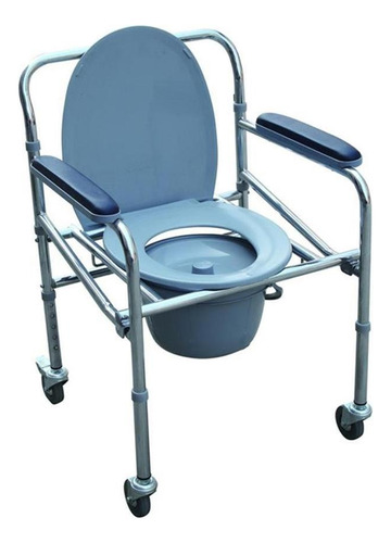 Cadeira De Banho em Aluminio Para Higienização New Inspire Fixa Mobil