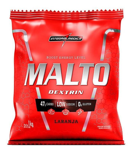 Maltodextrin 1kg Integralmedica Sabor Laranja