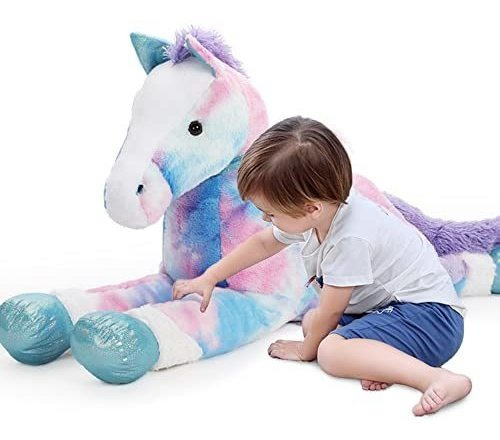 Tezituor Caballo Grande Juguetes Animal Plush, 35 Cfxpy