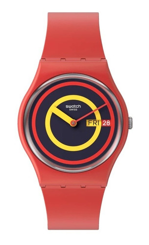 Reloj Swatch So28r702, Gtía Oficial, Envío Sin Costo. Nuevo