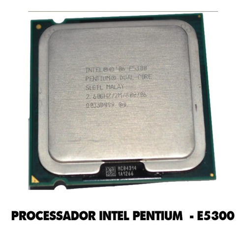 Processador Intel Dual Core E5300 2.6ghz Lga 775