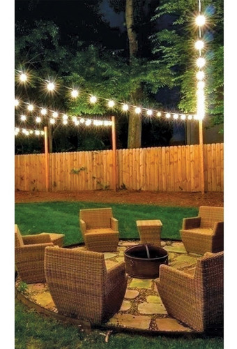 Imagen 5 de 5 de Serie 24 Luces Led Exterior 14.6 M 49991_